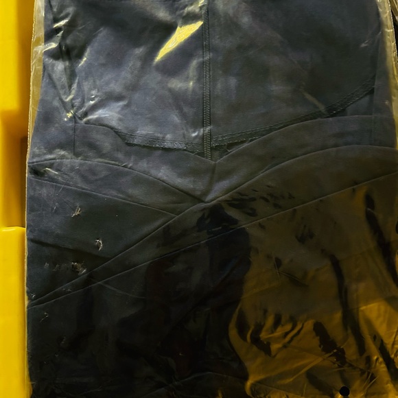 Navy blue cotton vintage style dress - Picture 5 of 6